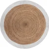 Tapete MOOD juta branco 120cm