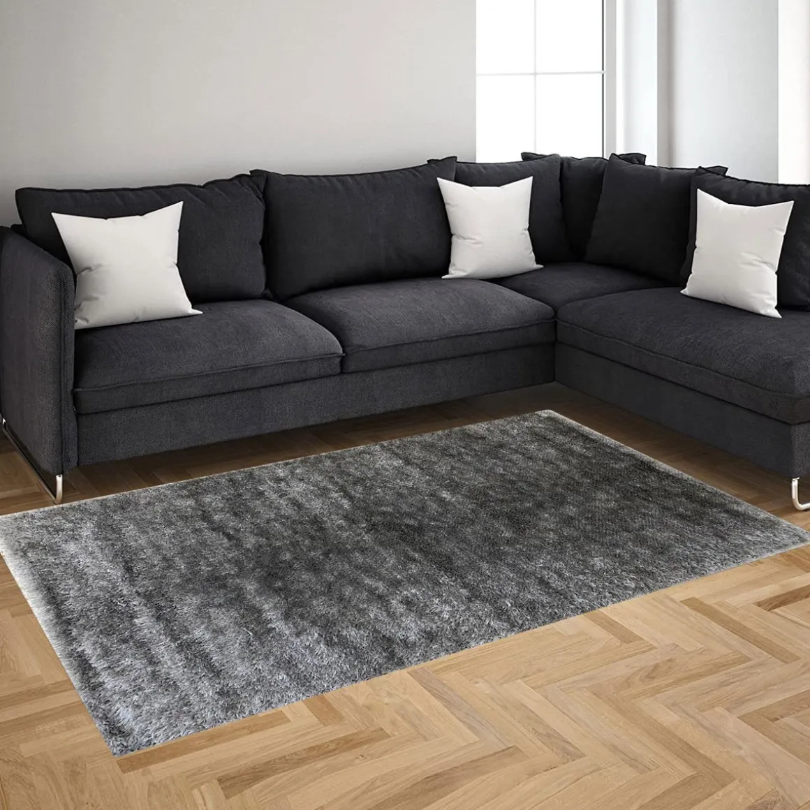 Tapete SABUGAL cinza 80x150cm