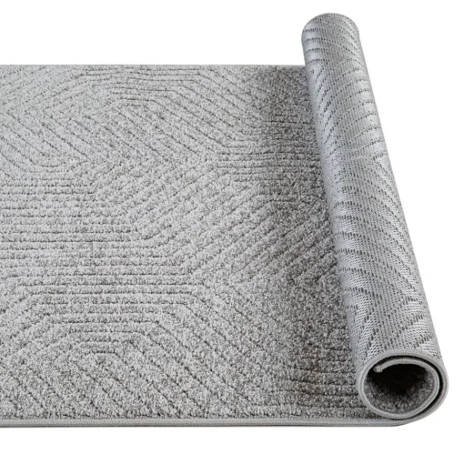 Tapete SEILE geométrico cinza 120x160cm