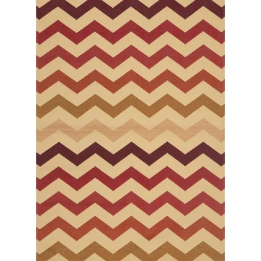 Tapete SUNLIGHT bege e vermelho 150x220cm