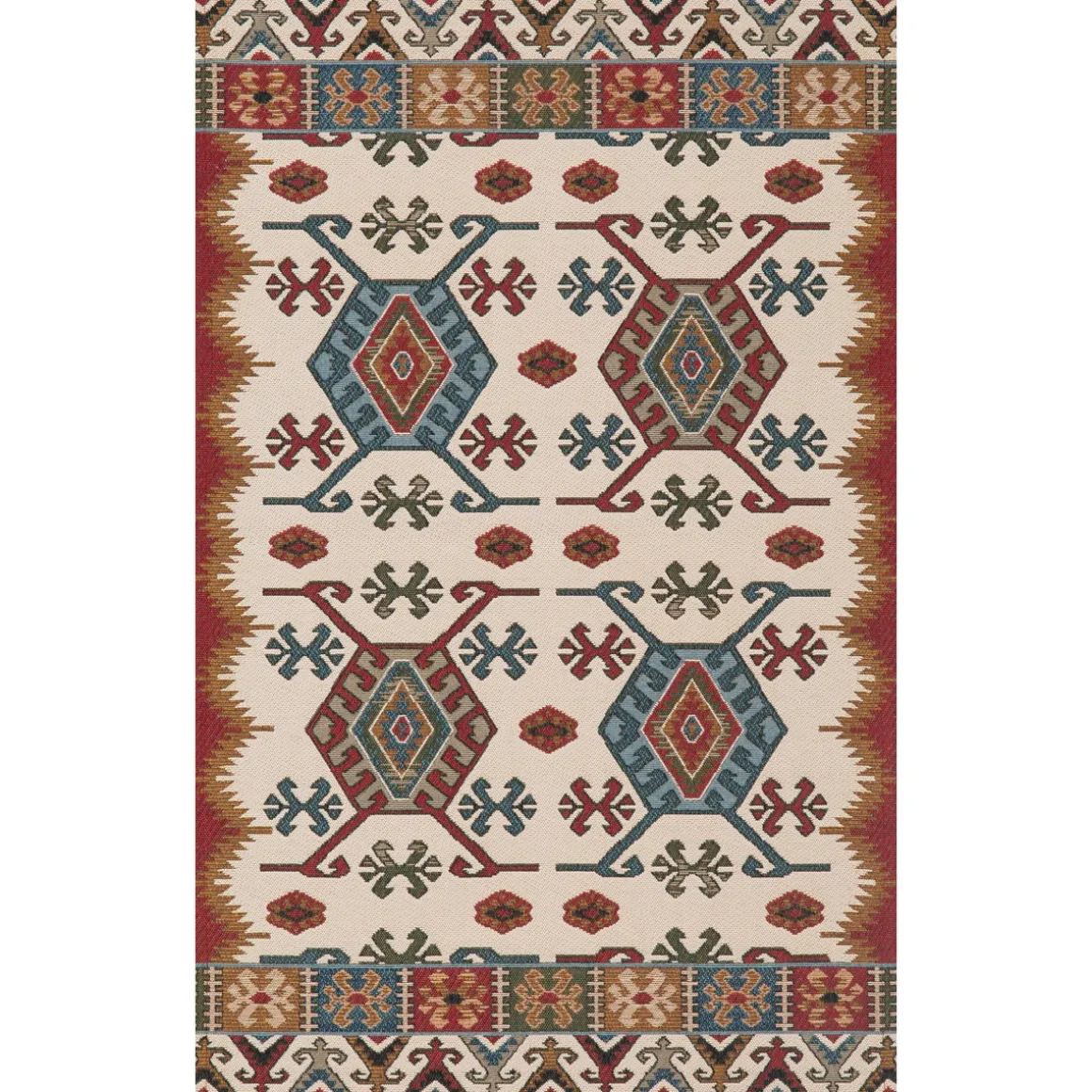 Tapete SUNLIGHT ocre e vermelho 60x250cm