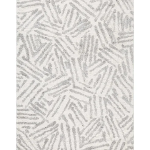 Tapete TOUL geométrico cinza 120x160cm
