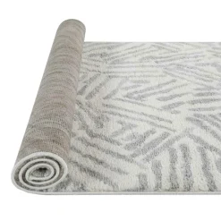 Tapete TOUL geométrico cinza 120x160cm
