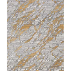 Tapete VIQI waves amarelo 133x190cm