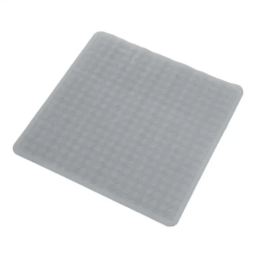 Tapete WC Antiderrapante Cinza Escuro 53x53cm