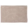 Tapete wc chenille cor linho 80x50cm