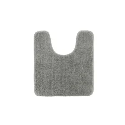 Tapete wc com contorno cinza claro 45x50cm