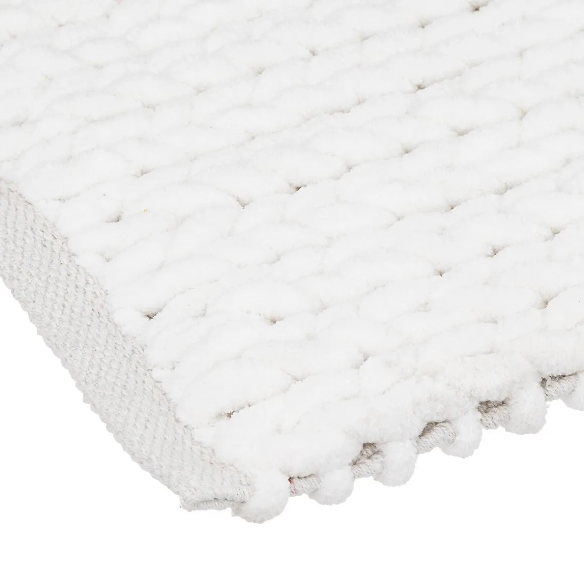 Tapete wc espesso branco 50x120cm