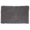 Tapete wc maxi CHENILE cinza escuro 50x80cm