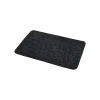 Tapete wc microfibra MEMOIRE preto 50x80cm