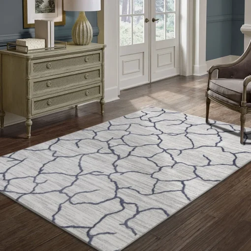 Tapete WESTON cinza antracite 80x150cm