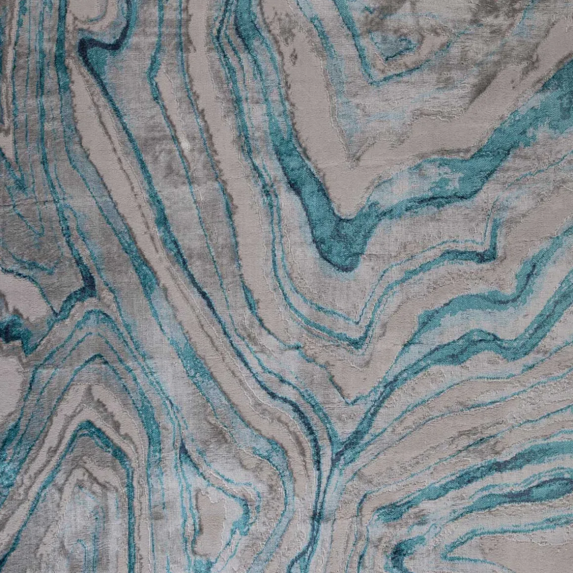 Tapete ZAHA abstract cinza e azul 133x190cm