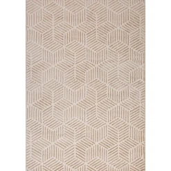 Tapete ZAHA geométrico bege 160x235cm