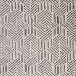 Tapete ZAHA geométrico cinza 160x235cm