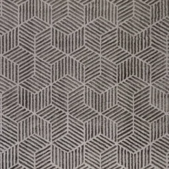 Tapete ZAHA geométrico cinza antracite 120x160cm