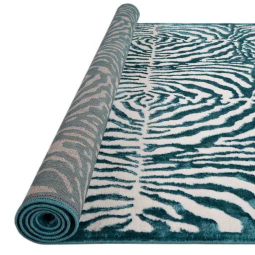 Tapete ZAHA zebra azul 160x235cm