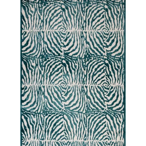 Tapete ZAHA zebra azul 120x160cm