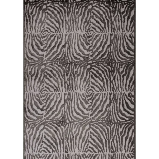 Tapete ZAHA zebra cinza antracite 160x235cm