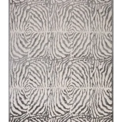 Tapete ZAHA zebra cinza 133x190cm