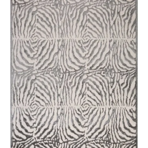 Tapete ZAHA zebra cinza 133x190cm