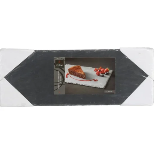 Tábua rectangular de ardósia 11x30cm