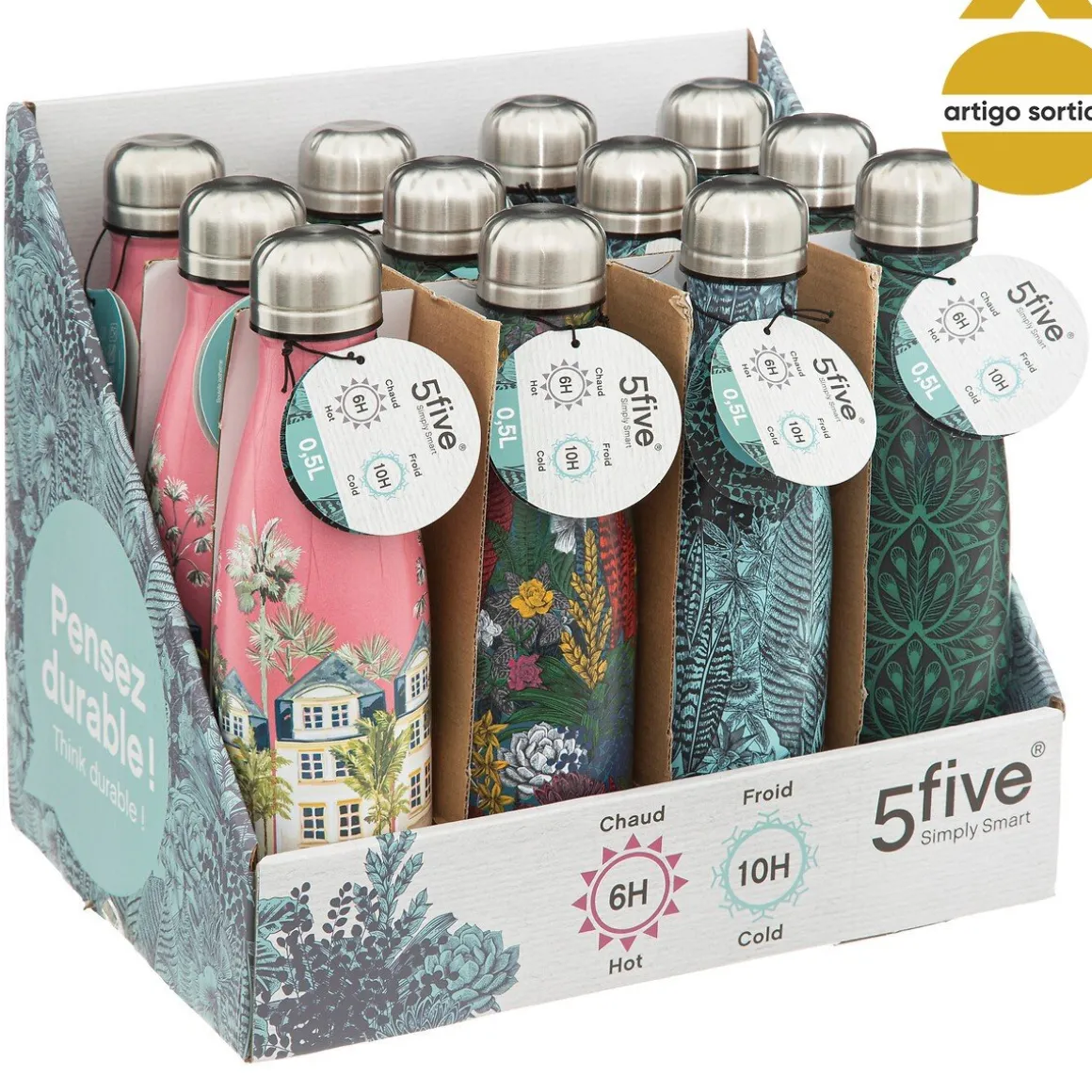 Termo para líquidos em inox 0,5l