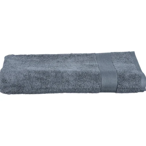 Toalha lençol de banho ESSENTIEL cinza escuro 100x150cm