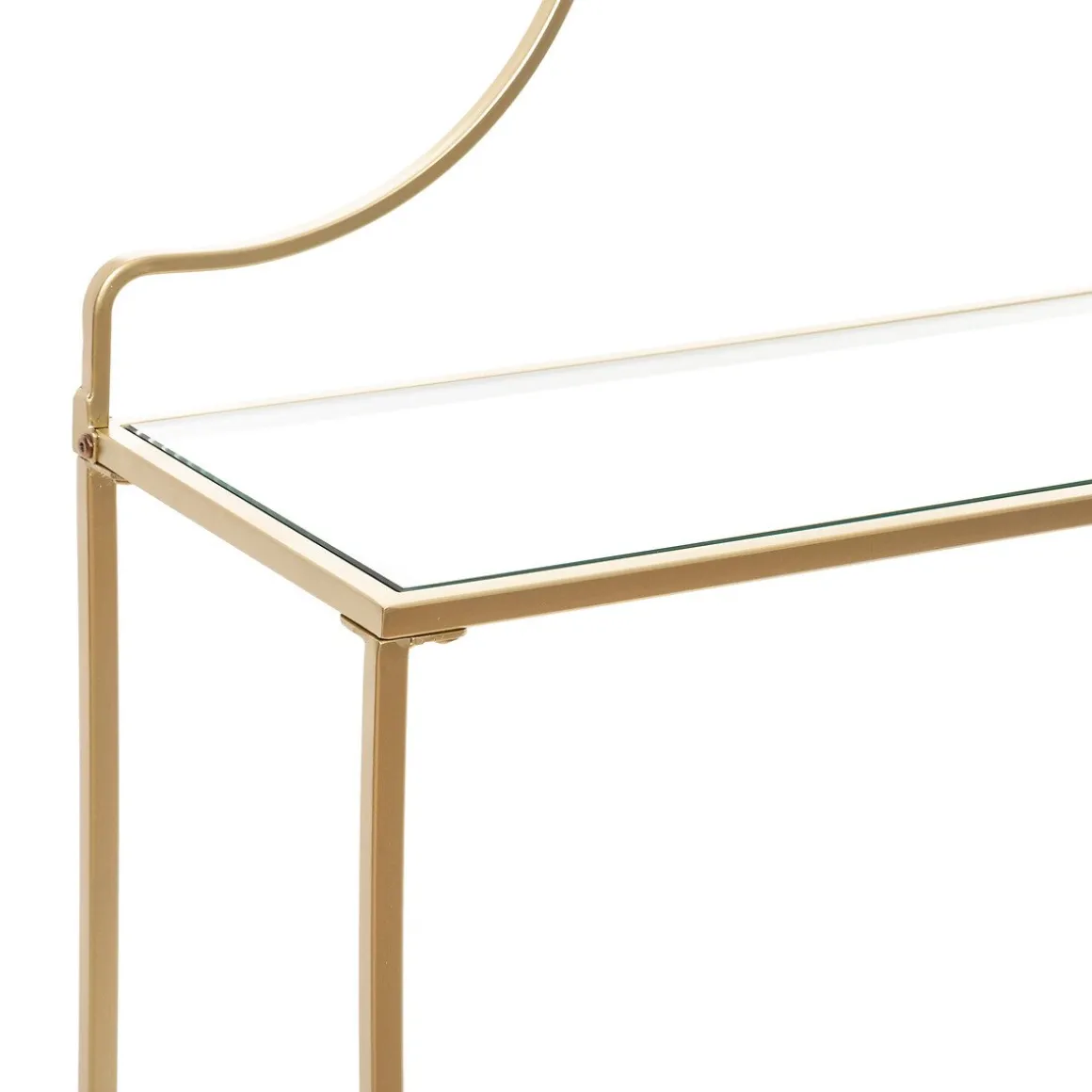 Toucador ARTIF dourado em metal 139cm