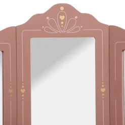 Toucador SISSI com tamborete rosa velho