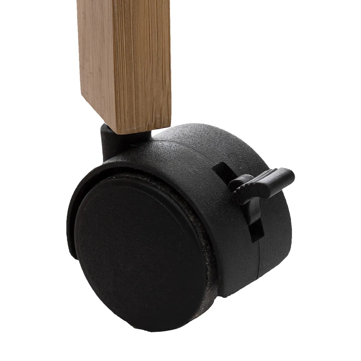 Trolley de cozinha em bambu com 3 prateleiras e gaveta