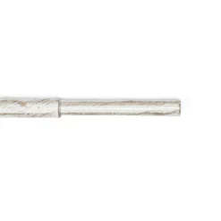 Ttubo de ferro forjado extensível branco e dourado 185-350cm