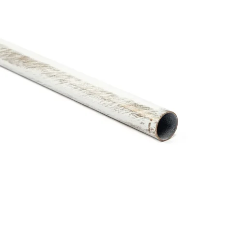 Tubo de ferro forjado branco e dourado 150cm