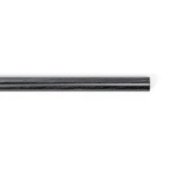 Tubo de ferro forjado preto e prateado 150cm