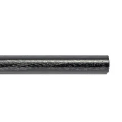 Tubo de ferro forjado preto e prateado 150cm