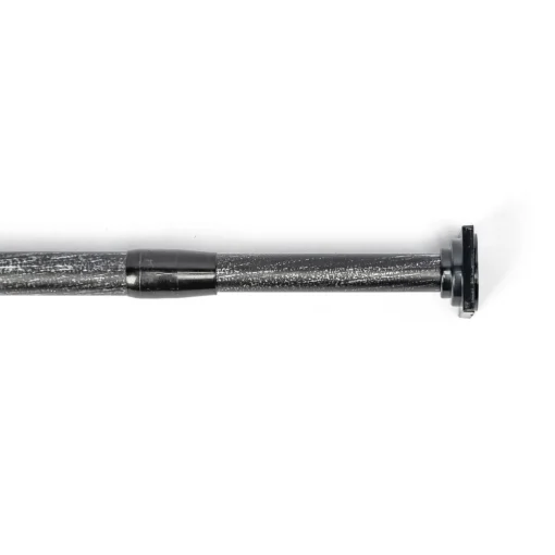 Varão entre paredes extensível preto e prateado 135-250cm