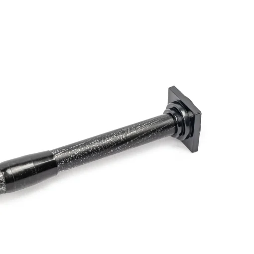 Varão entre paredes extensível preto e prateado 135-250cm