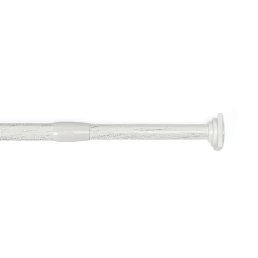 Varão entre paredes extensível branco e dourado 70-120cm