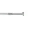 Varão entre paredes extensível prateado 135-250cm