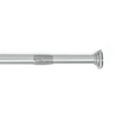 Varão entre paredes extensível prateado 135-250cm