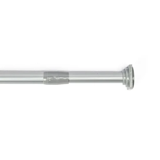 Varão entre paredes extensível prateado 135-250cm