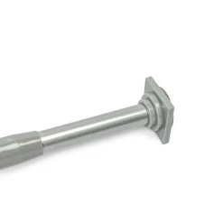 Varão entre paredes extensível prateado 135-250cm