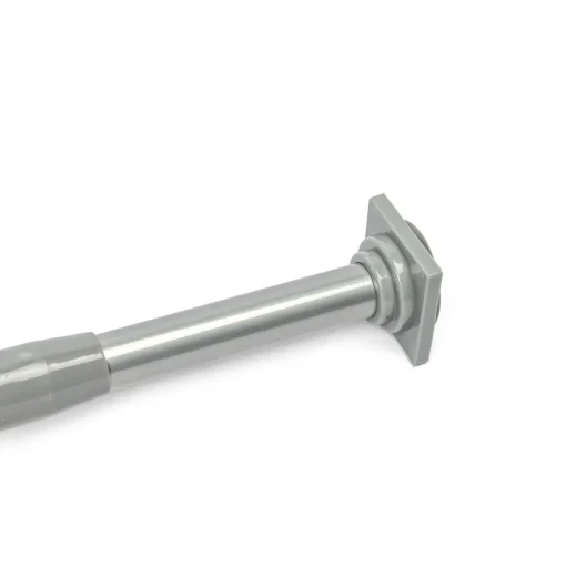 Varão entre paredes extensível prateado 135-250cm