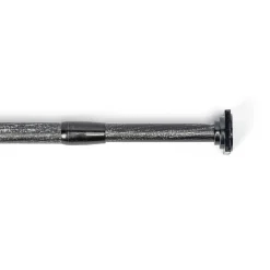 Varão entre paredes extensível preto e prateado 110-220cm