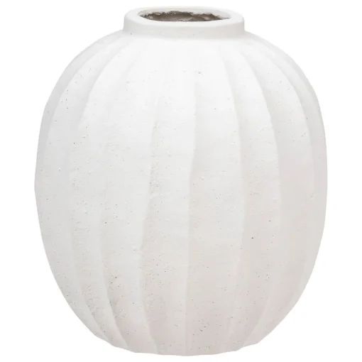 Vaso AMIA branco em cerâmica 44,5cm