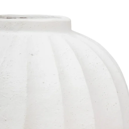 Vaso AMIA branco em cerâmica 44,5cm