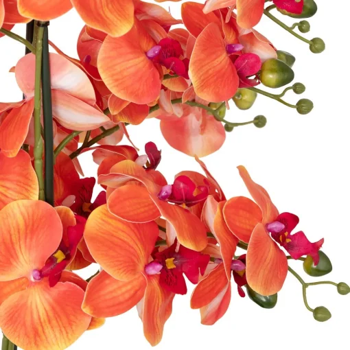 Vaso com orquídea artificial SANAE 65cm
