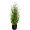 Vaso com planta verde artificial 100cm