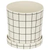 Vaso de cerâmica decorado kaya
