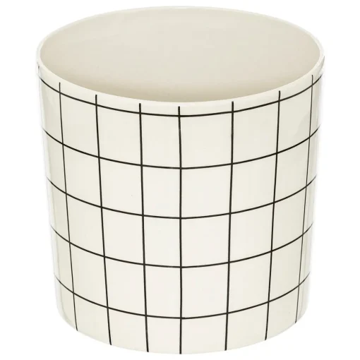 Vaso de cerâmica decorado kaya