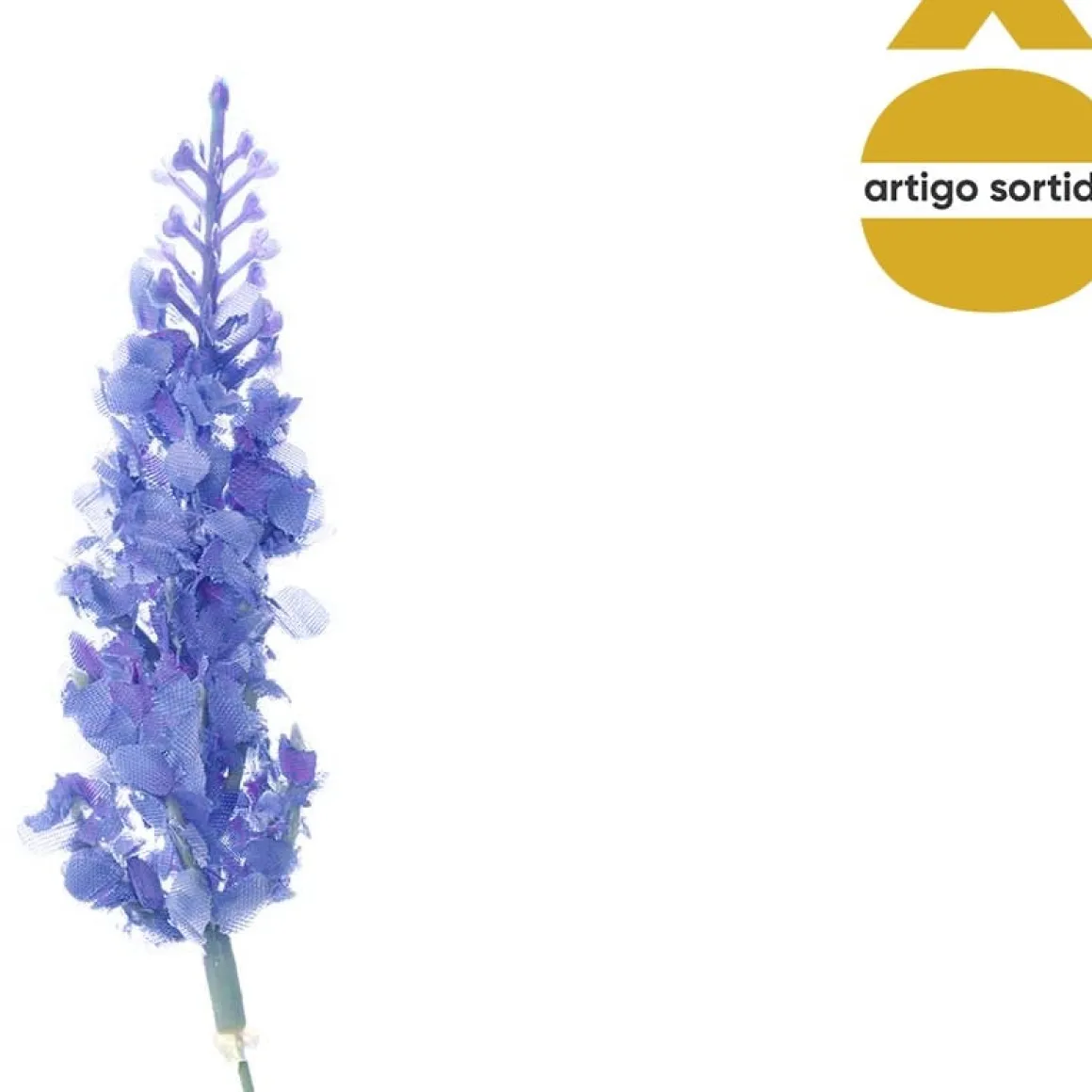 Vaso em corda com lavanda artificial